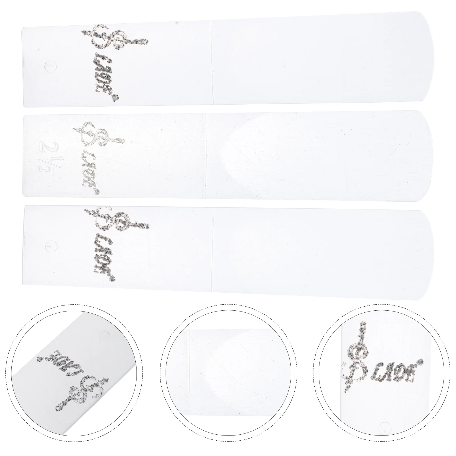 

3 Pcs Reed Resin for Clarinet Reeds Tool Accessories Replacements Parts Accessory Major Supplies