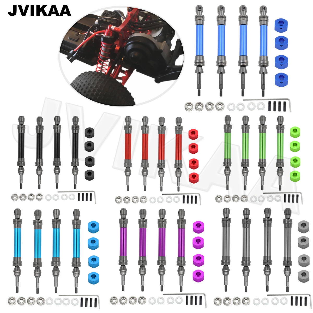 

Передний и задний приводной вал для грузовика Traxxas