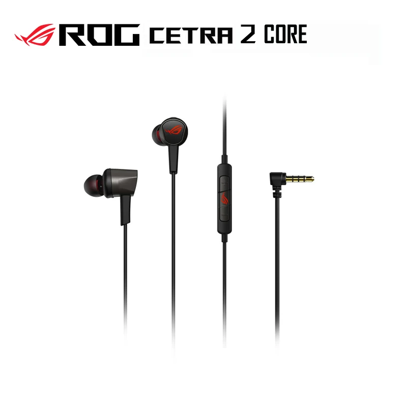 

ASUS ROG Cetra II Core Black in-ear Gaming headphones for ROG Phone 5 PS5, Xbox, PCs, Macs, with LSR Headset