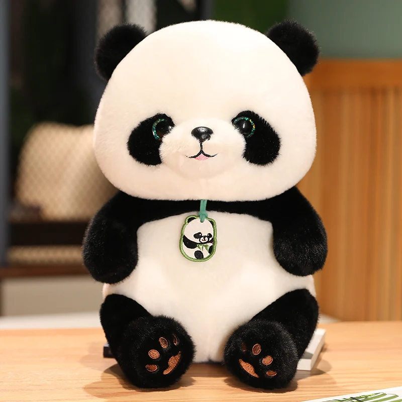

Милая круглая плюшевая панда, 24-50 см, Симпатичные животные, медведи, мягкая кукла для детей, забавный подарок на день рождения, Подушка для сна