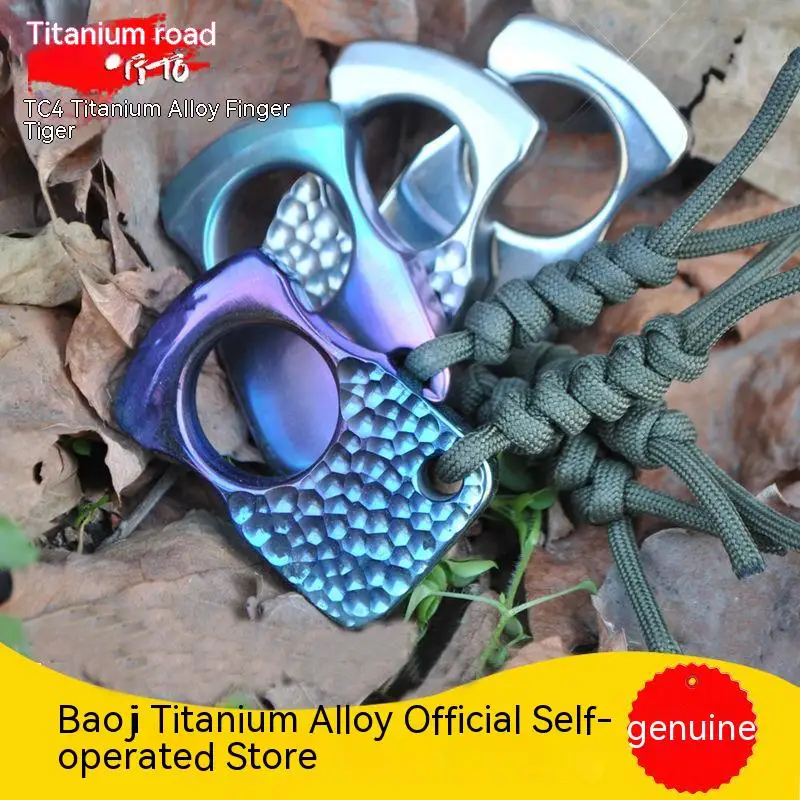 

Титановая дорога TC21 титановый сплав латунь Выживание самоспасательный инструмент для повседневного использования спасательный