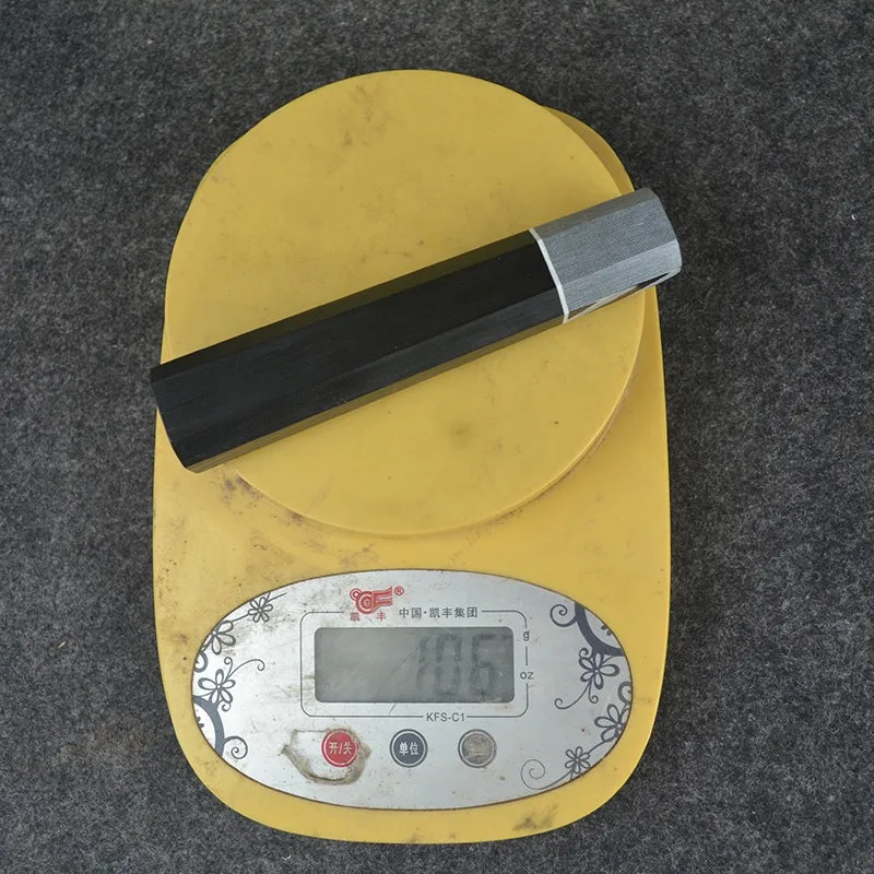 Фото Рукоятка для ножа G10 из композитного материала, восьмиугольная, в стиле черного сандалового дерева, для кухонных ножей, ножей для суши и сашими, сменная рукоятка для самостоятельной сборки. №5