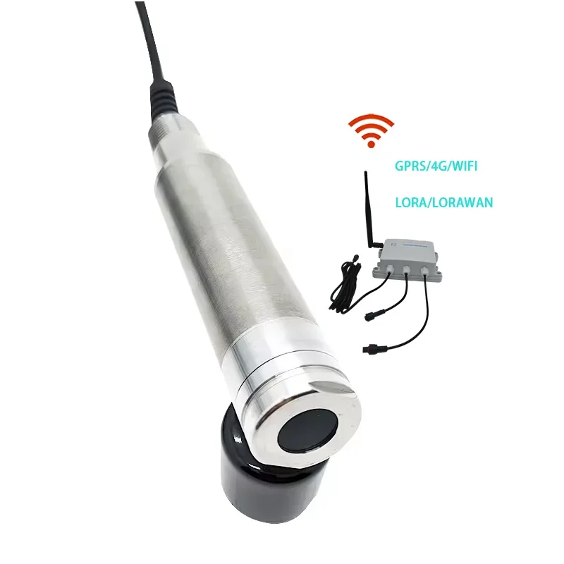 Фото Lora Lorawan Wi-Fi 4G RS485 4-20 мА 0-5 В 0-10 В выходной флуоресцентный датчик воды температура дела измеритель растворенного кислорода для прудов №1