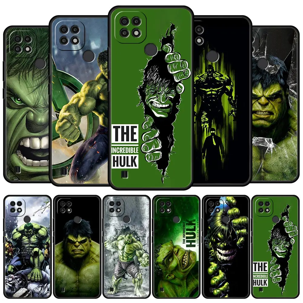 

Cover Case for Realme 6 7 8 8Pro 9 9Pro 7i 8i 9i Pro C3 C11 C15 C21 C21Y C35 GT XT GT2 GTNeo2 Fashion Accessorie Hulk Marvel