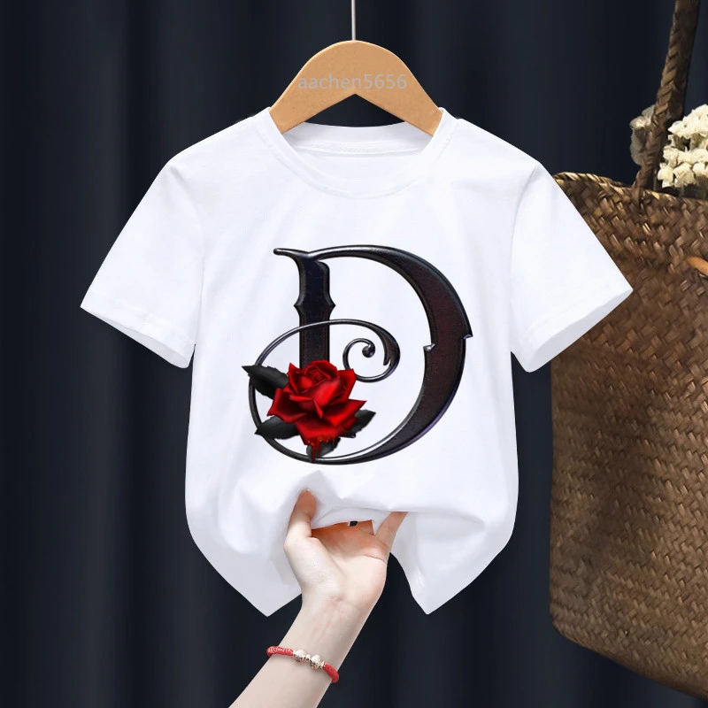 Goth Funny Boy Girl T-shirts Kid Children Anime Gift Present Little Baby Harajuku Clothes