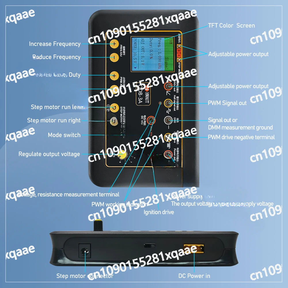 QDB-3A Автомобильный тестер катушки зажигания клапан шагового двигателя