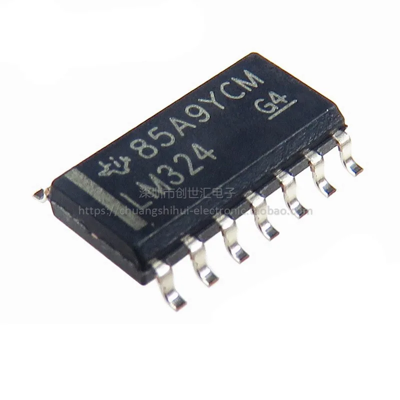 

New original LM324DR LM324 SMD SOP-14 operational amplifier IC chip LM324D