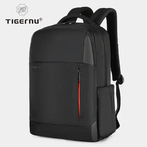 2022 Tigernu Новая мода RFID Противоугонный мужской 15,6-дюймовый рюкзак для ноутбука USB зарядка мужские женские водонепроницаемые школьные сумки ...