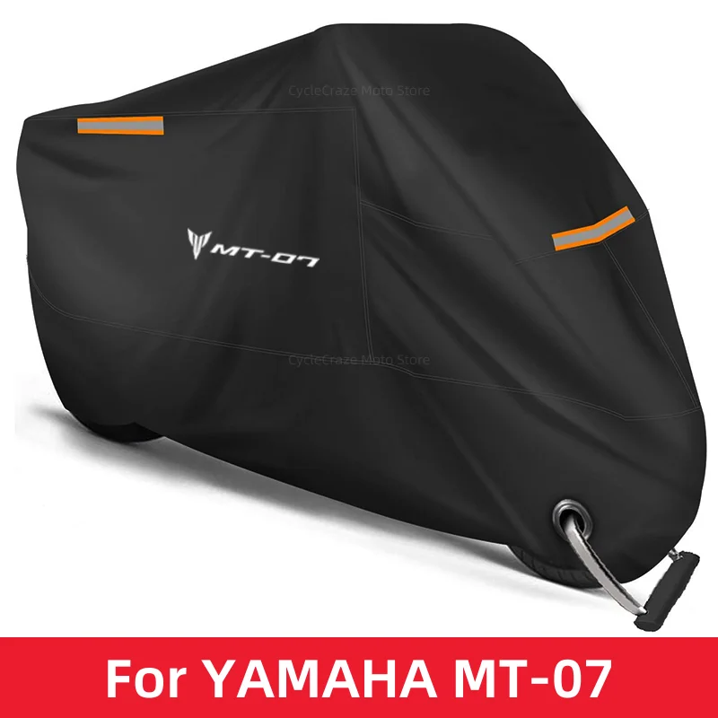 

Чехол для мотоцикла, водонепроницаемый уличный чехол для скутера с защитой от УФ-лучей, пылезащитный чехол от дождя для YAMAHA MT-07 MT07 MT 07 2014-2022 2021 2020
