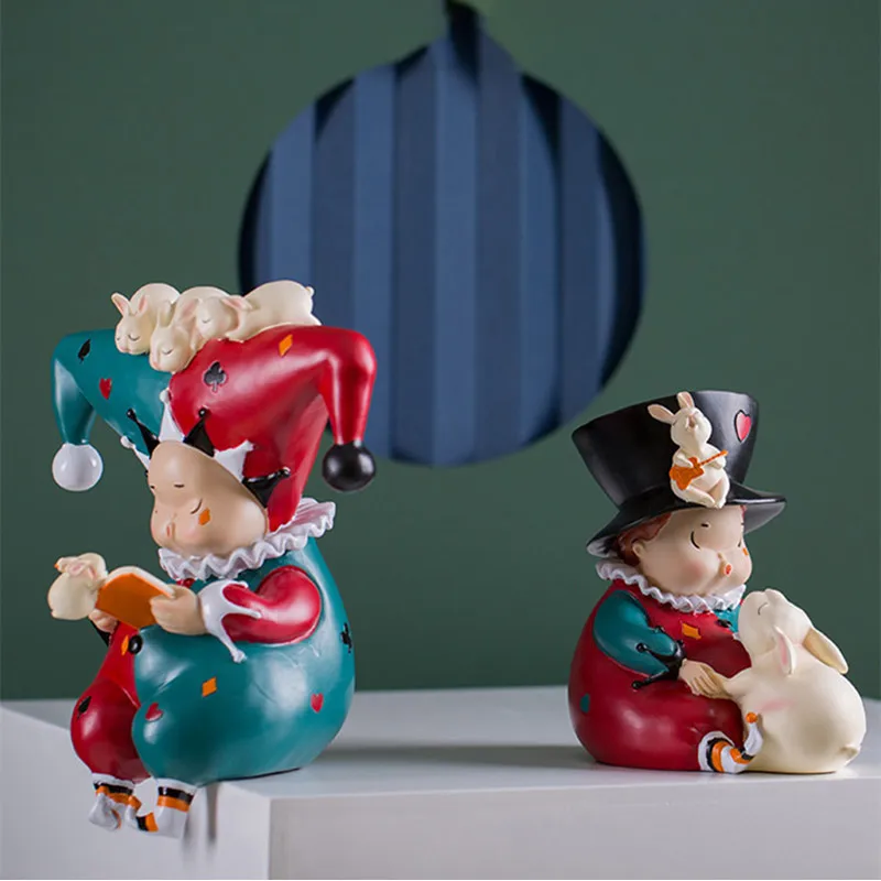

Nordic Christmas Clown Creative Decoration Living Room Children's Room TV Cabinet Entrance Study Room Office Home Decorations