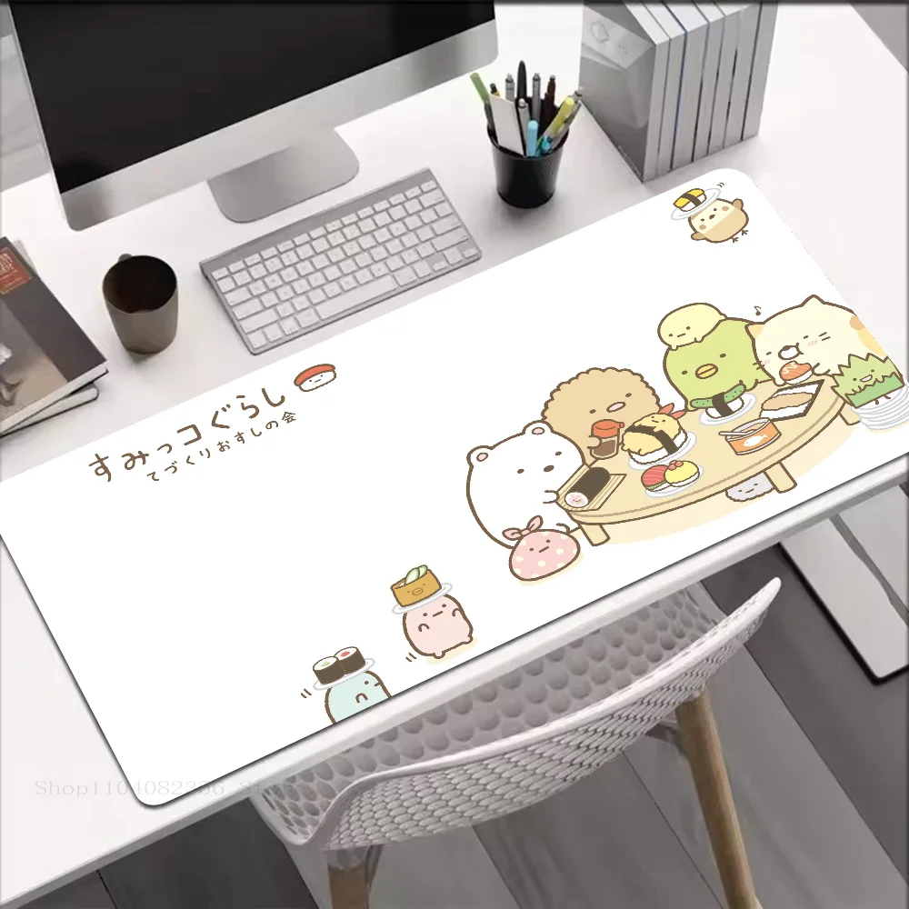 Kawaii S-Sumikko Gurashi Коврик для мыши Нескользящий Подходит офисных компьютеров