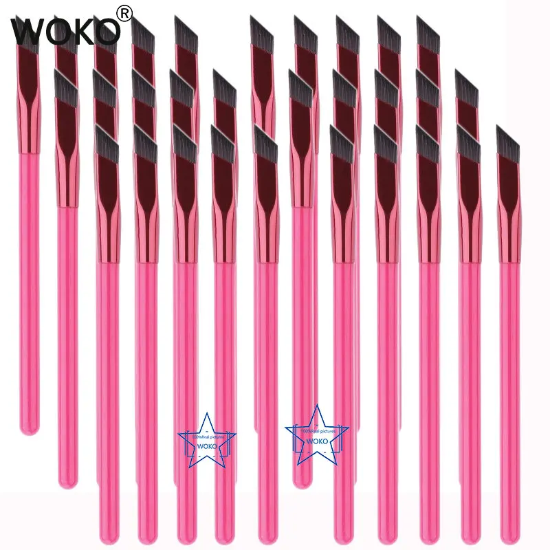 

10/50pc Wholesale Makeup Brush Set Wild Eyebrow Brush Square Stereoscopic Painting Hairline Eyebrow Paste Artifact Eyebrow Brush