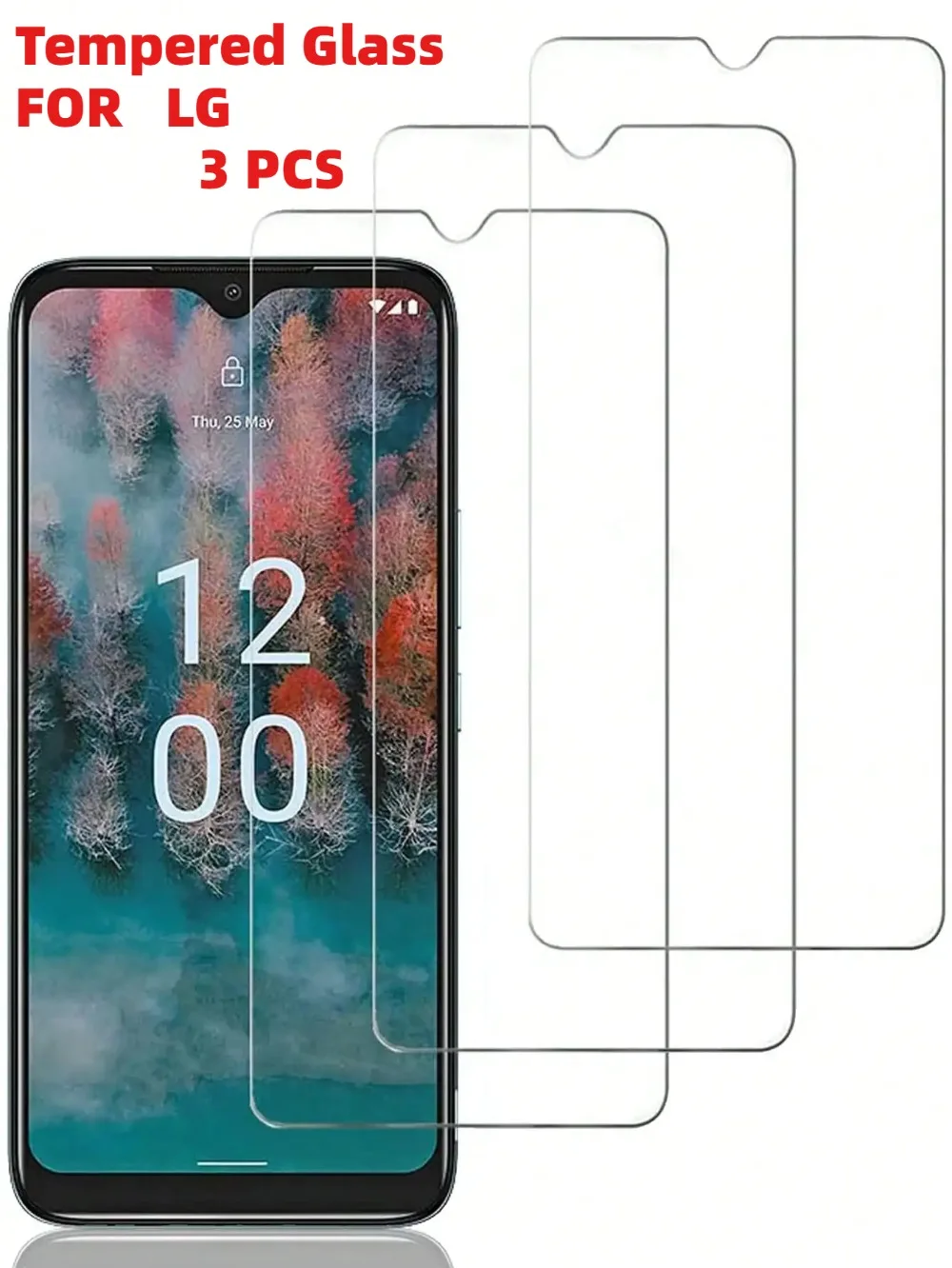 Фото Защитное стекло из закаленного стекла для LG V60 V50 V40 V35 ThinQ 5G V60 ThinQ 5G UW, 3 шт., защитное стекло для LG Velvet G8 G7 ThinQ №1