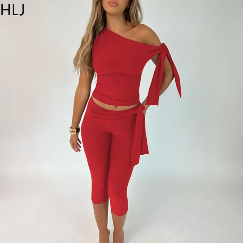HLJ Модная уличная одежда для женщин с открытыми плечами без рукавов на шнуровке
