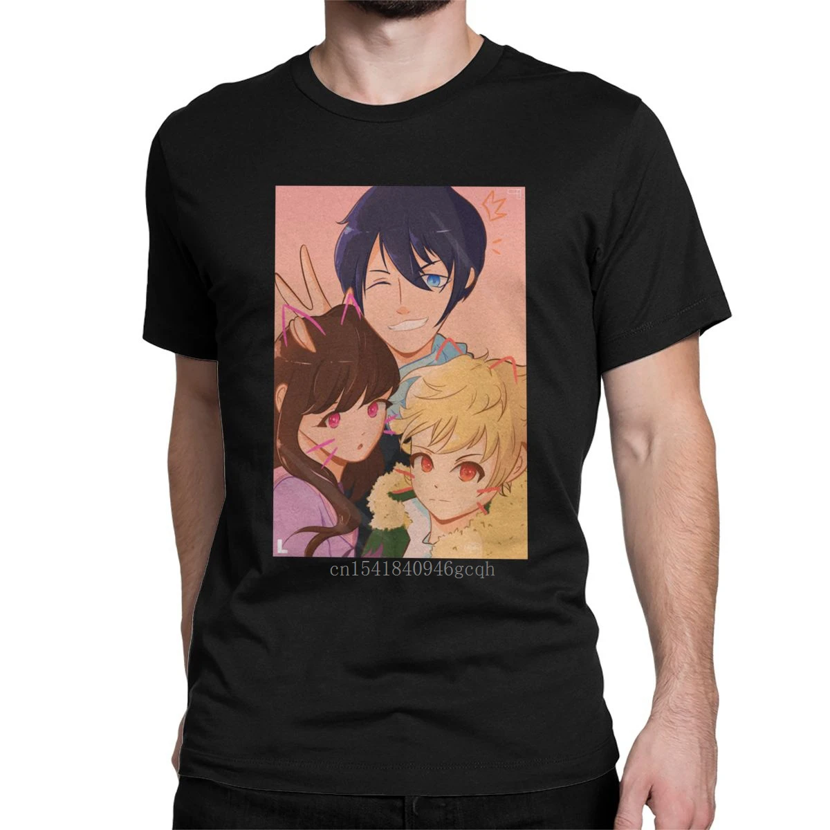 

Yato And The Gang Noragami Men's T Shirts Boy 80s Crazy Tee Shirt Short Sleeve O Neck T-Shirts Pure Cotton Party Clothing