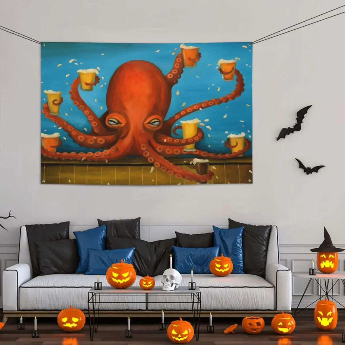 

Life Of The Party Party Banner Decor 120x180cm Modern Easy To Hang Vibrant Colors Drapey Delicate