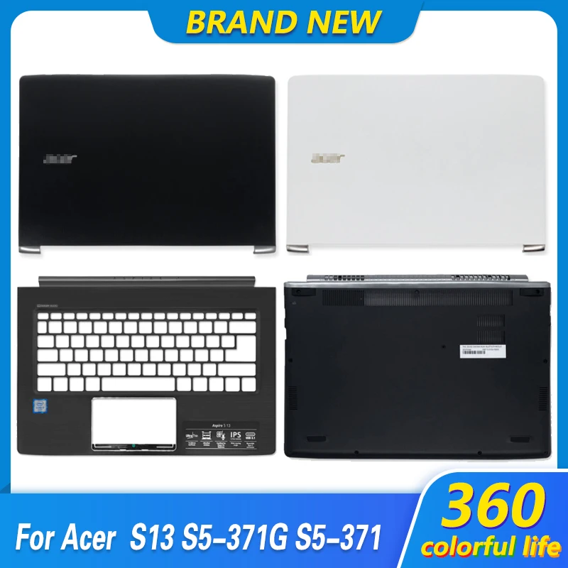 Оригинальный новый верхний чехол для ноутбука Acer Aspire S13 S5-371 S5-371T задняя крышка с