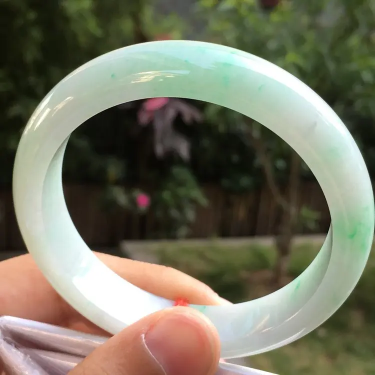 

zheru Jewelry Natural Burma Jade 54mm-62mm bracelet Exquisite Princess bracelet send girlfriend send mom