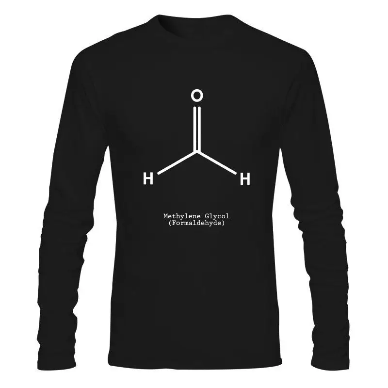 

Man Clothing New Formaldehyde Molecule Shirt Organic Chemistry Mortician Gifts Film Photography