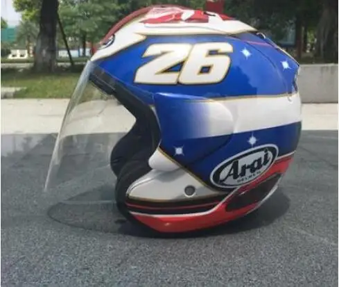 Мотоциклетный шлем RAM3 полуоткрытое лицо винтажный скутер в стиле ретро для