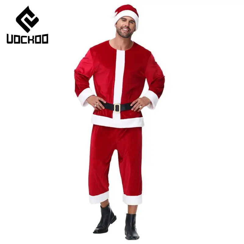 Костюм Санта-Клауса для косплея Рождественский костюм карнавальная вечеринка