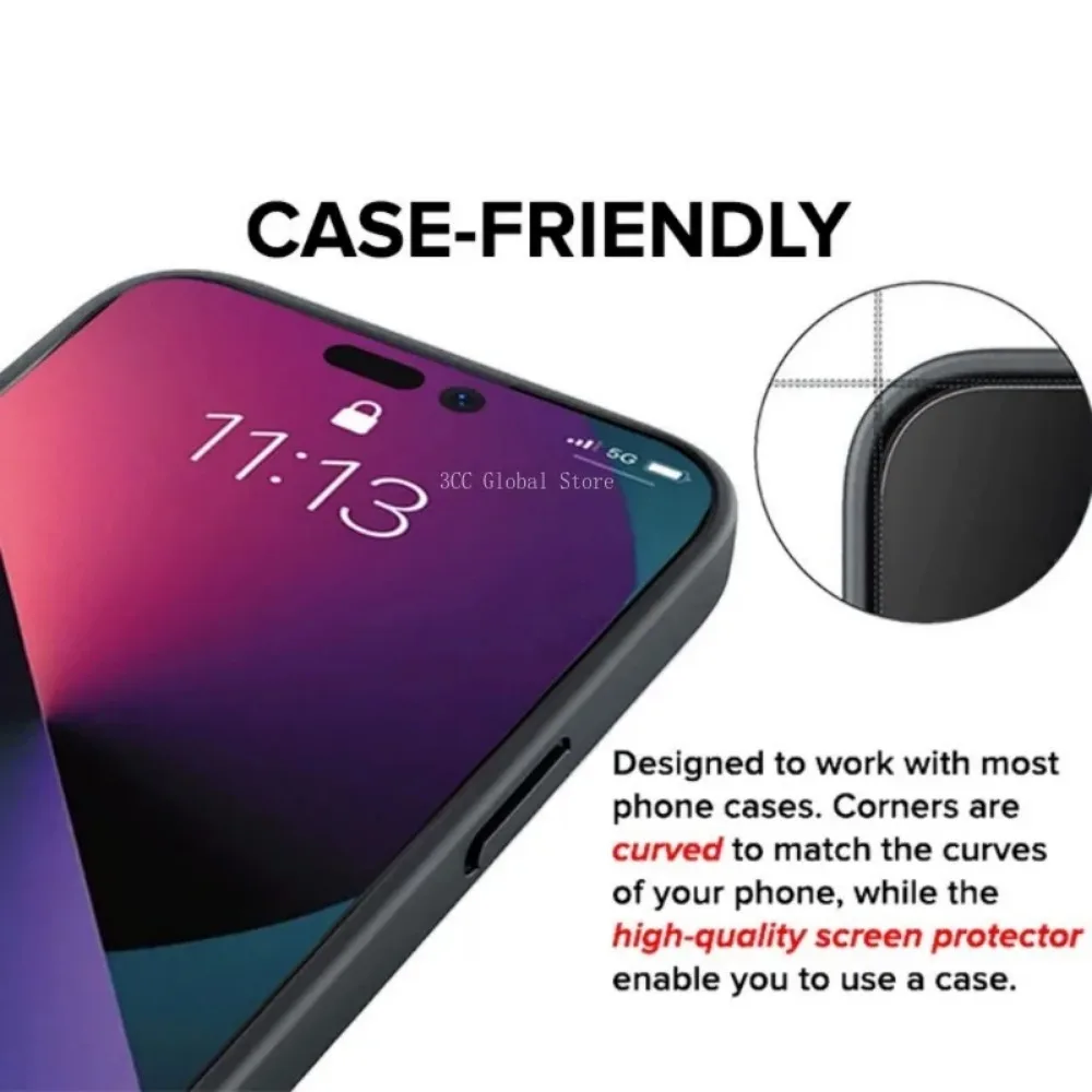 4 шт. Защитное стекло для IPhone 14 Pro Max 13 12 Mini 11