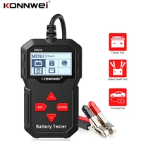 konnwei kw210 automatic smart 12v car battery tester auto battery analyzer 100 to 2000cca cranking car battery tester
