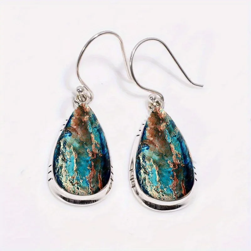 Бирюзовые серьги