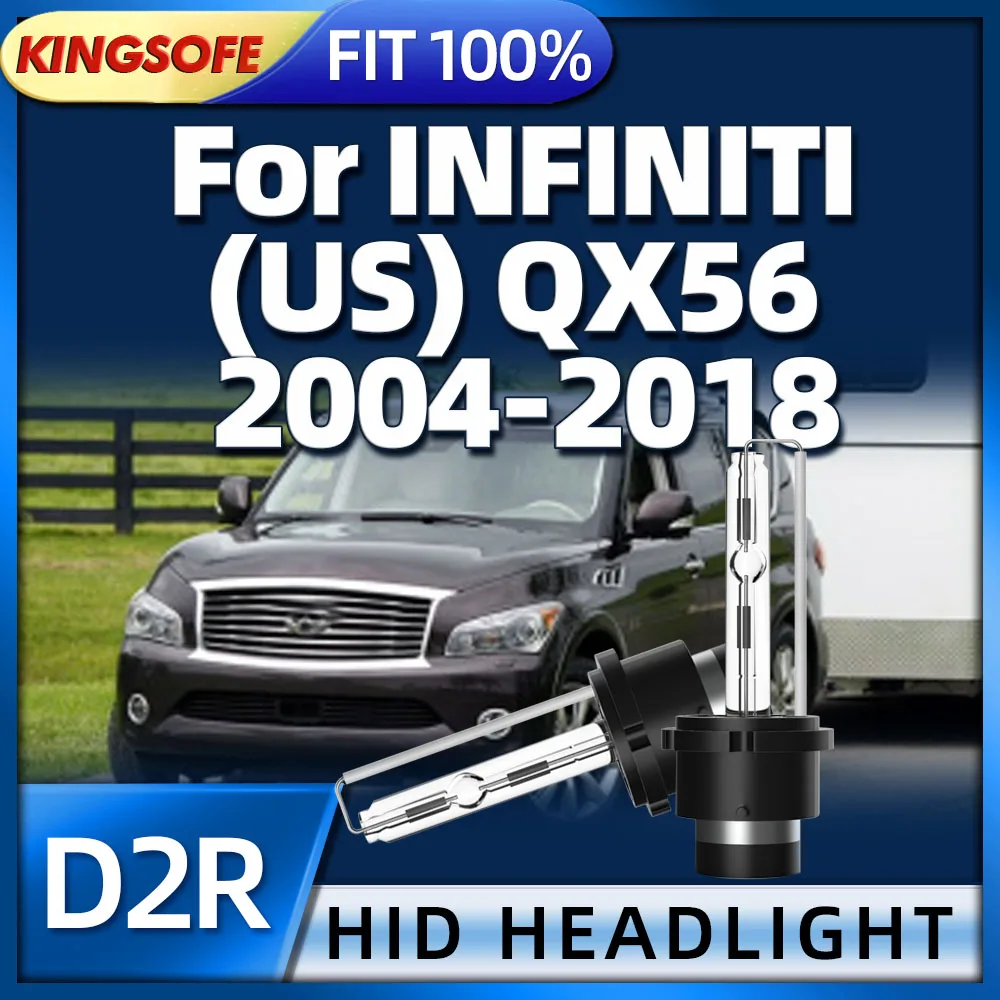 

2PCS 6000K HID Xenon Headlight D2R Car Lamp For INFINITI (US) QX56 2004 2005 2006 2007 2008 2009 2010 2011 2012 2013 2014-2018