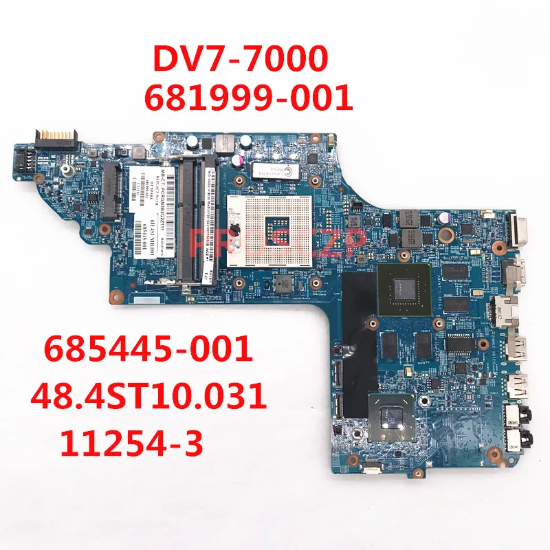 

For HP DV7 DV7-7000 Laptop Motherboard 681999-001 681999-501 685445-001 11254-3 48.4ST10.031 HM77 GT630M 1G 100% Full Tested OK