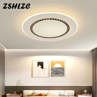 modern led chandeliers kitchen lamps remote dimmable circle designer for living room bedroom ceiling chandelier fixtures 90 260v