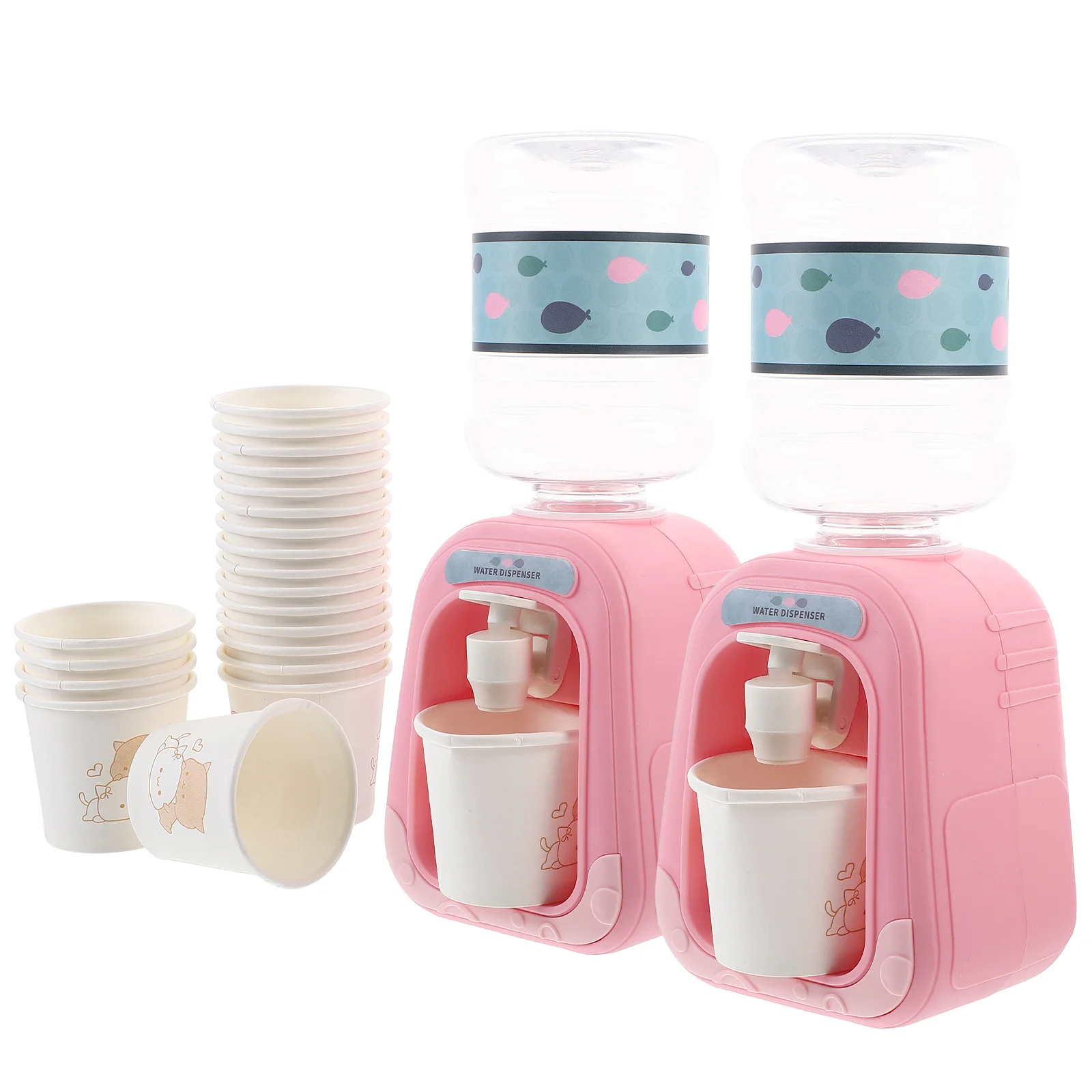 

Furniture Mini Water Dispenser Baby Boy Small Office Desk Toy Kitchen Appliances Plastic