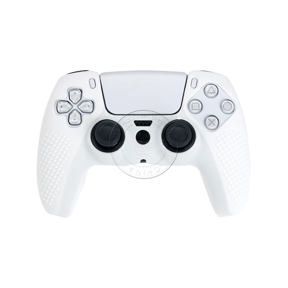 For PS5 Silicone Sleeve Set Simple and Classic Solid Color Comfortable Protective Shell Sweat-proof Dust-proof | Электроника