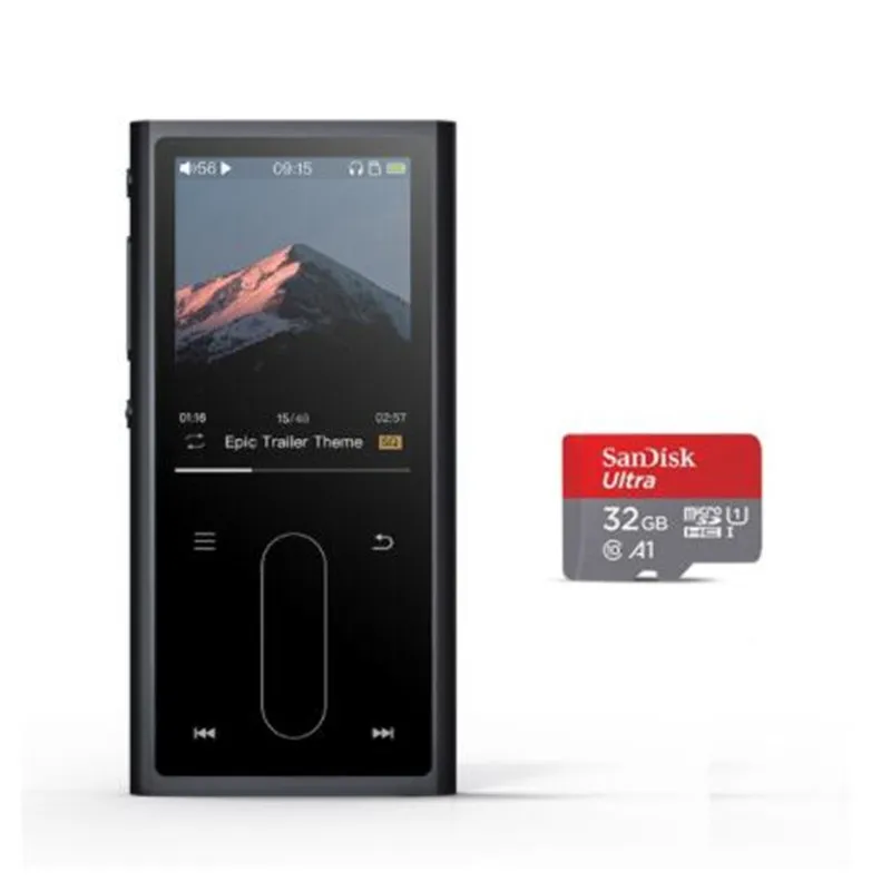 

FIIO M3K Mini HIFI Hi-Res Lossless Portable Music Player MP3 FlAC Sport Digital Audio AK4376A DAC 24Bit 192Khz Recoder