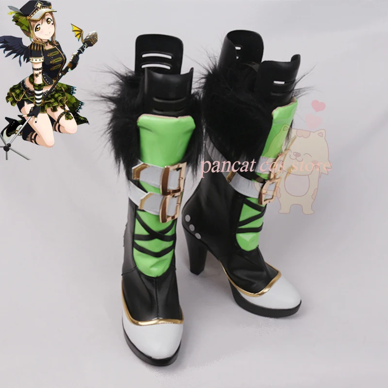 

Lovelive Kunikida Hanamaru Cosplay Shoes Comic Anime Game Cos Long Boots Cosplay Costume Prop Shoes for Con Halloween Party