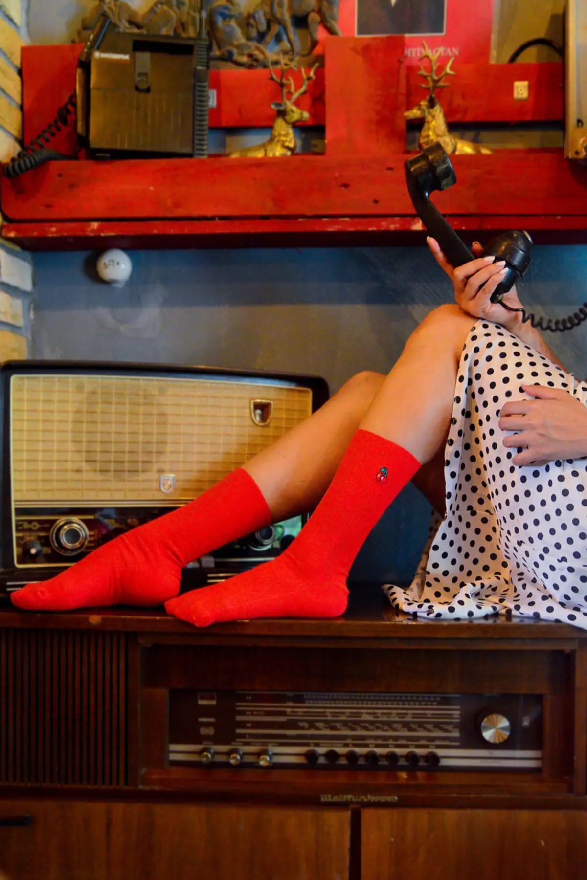 Unisex Colorful 10-Piece Embroidered Socks Set Cute and Fun Designs