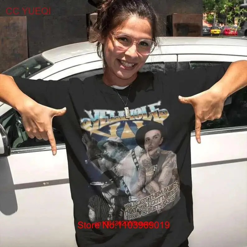 Классическая футболка Yelawolf в стиле американского рэпера с длинным или коротким