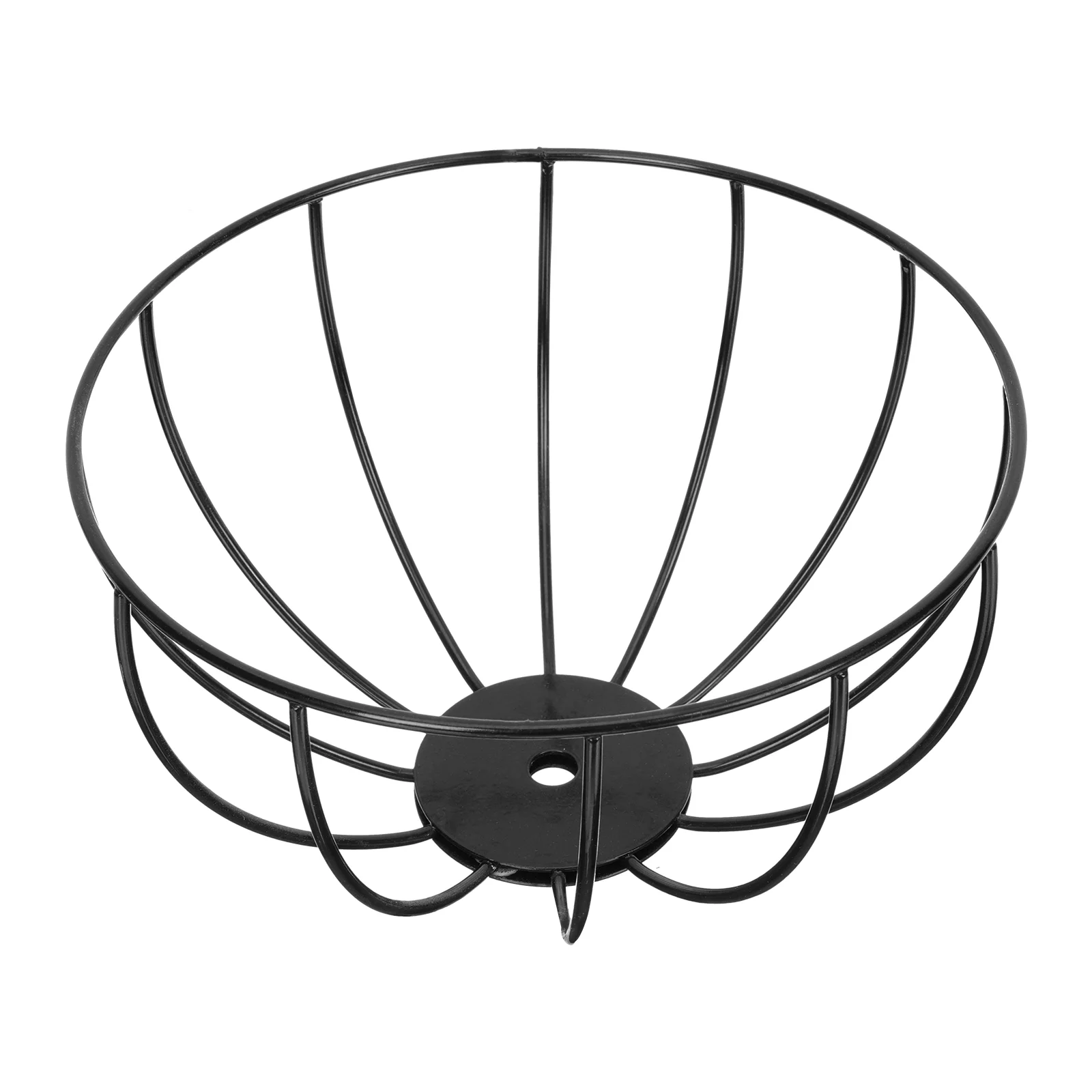 

Iron Art Lamp Shade DIY E27 Round Lampshade Rack Ceiling Light Shade Desk Lamp Shade