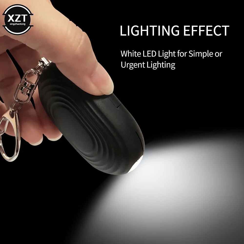 

Новинка дБ светодиодная сирена песня портативный аварийный SOS безопасность Самооборона сигнализация брелок Личная сигнализация для женщин детей пожилых людей