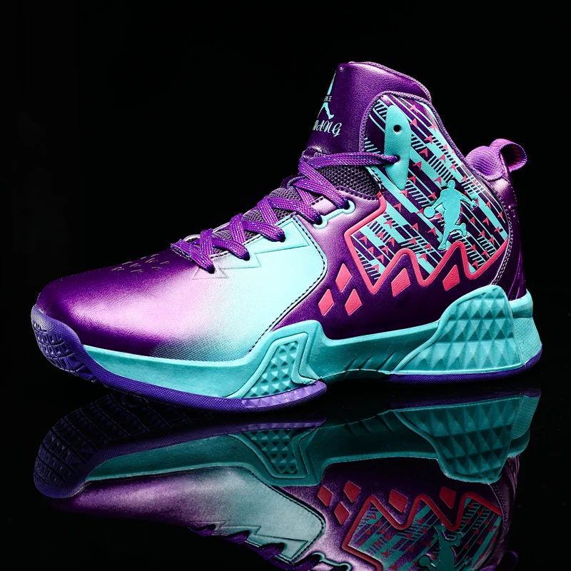 

High-top Sneakers Basketball Shoes Men Cushioning Unisex Basketball Sneakers Outdoor Sports Shoes 2022 Basketball Shoes