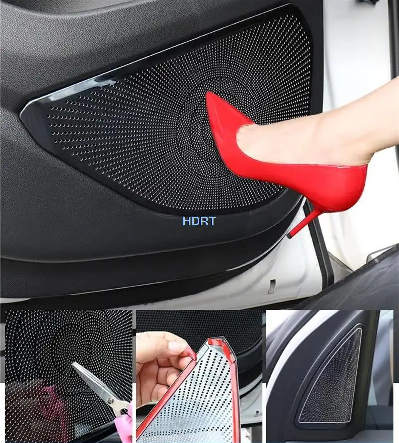 Внутренняя дверь рамка звукового динамика отделка крышки украшение