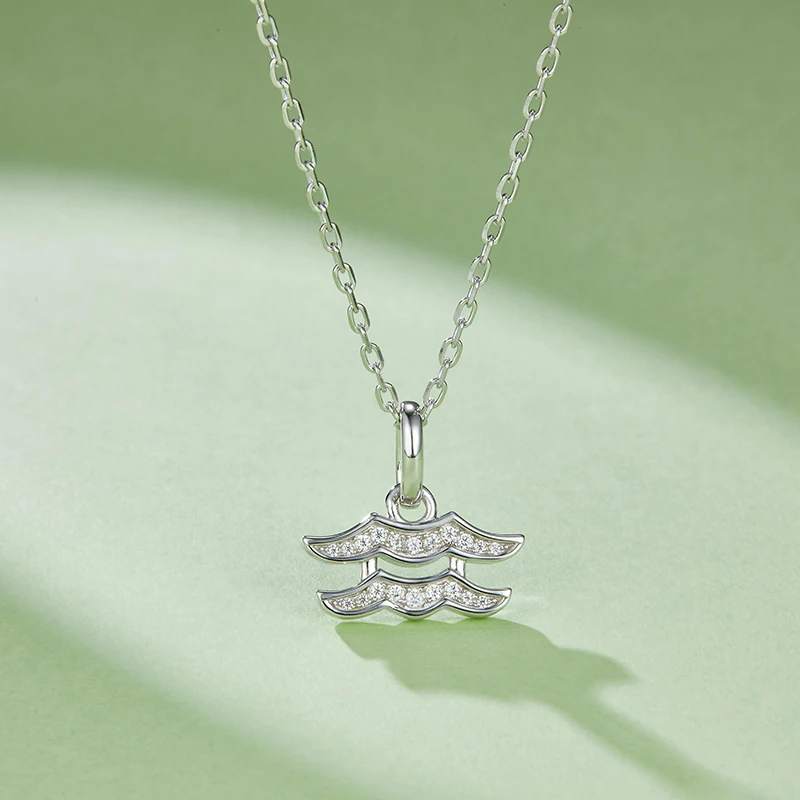 SGARIT модные ювелирные изделия S925 серебро 0.09CT VVS1D Муассанит аквариум подвеска