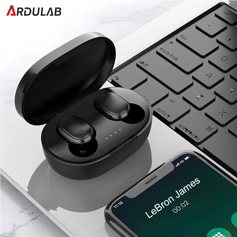 

Original A6S Fone TWS Wireless Bluetooth Headset with Mic Earbuds for Xiaomi Noice Cancelling Earphone Bluetooth Headphones