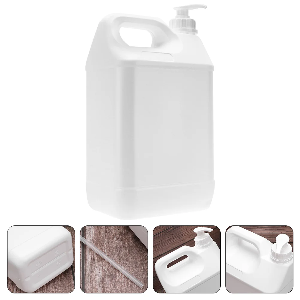 

Pump Laundry Detergent Soap Dispenser Shampoo Lotion Empty Gallon Liquid Pitcher Holder Refillable Dispensers Wash Plastic Sub