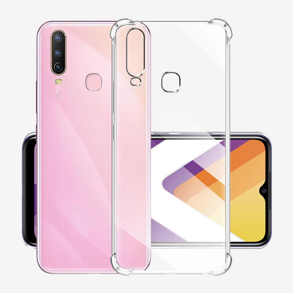 Противоударный чехол для VIVO 1904 силиконовые мягкие прозрачные чехлы телефона Vivo