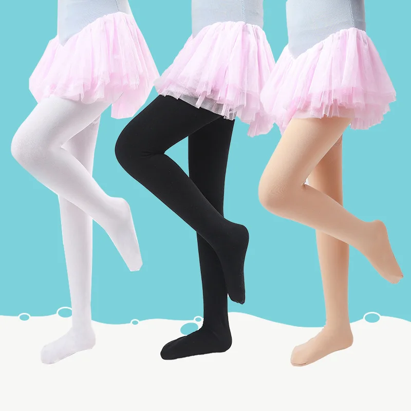 

Children Solid Girls Tights Stocking For White Pantyhose Kids Girls Ballet Velvet Tights Pantyhose Dance