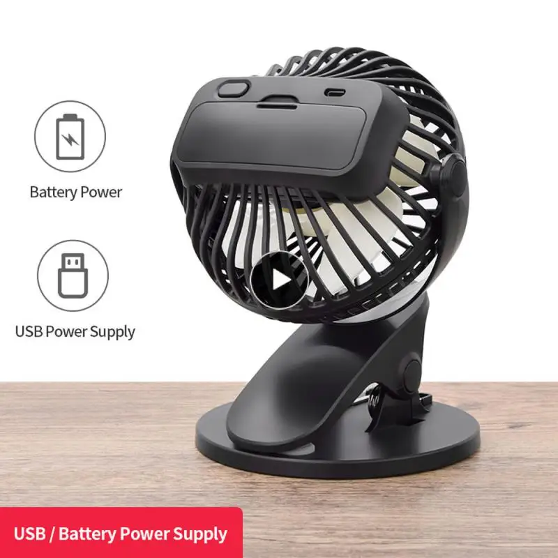 

USB Mini Handheld Clip Fan Convenient And Ultra-quiet Electric Fan High Quality Portable Student Cute Small Cooling Ventilador