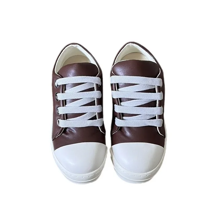 Новая обувь трендовая универсальная на толстой подошве увеличивающая рост с