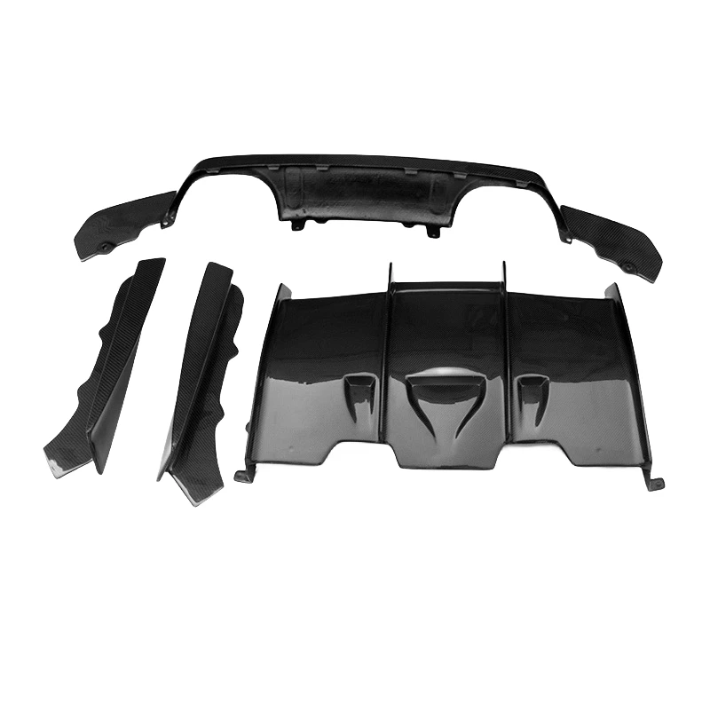 Для BMW 4 серии F82 PSM стиль 2013-2016 углеродное волокно задний диффузор спойлер бампер