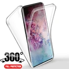 Чехол с двойным кристаллом для Samsung Galaxy S21 Ultra 5G S22 Plus S20 FE M22 M32 M12 A22 A32 A52 A72 A02S A42 A12 360